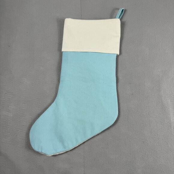 Lot of 3 Alice Doria Blue Christmas Stockings Polar Bear Snowman Penguins 21” - Picture 4 of 9